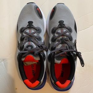 Nike Men's Renew Run Running Shoe, Grey/Black/Blue, size 11